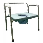 Silla cómodo de acero esmaltado - extra ancho baño bariátrico