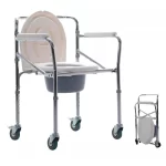 Silla cómodo 3 en 1 con ruedas y frenos traseros