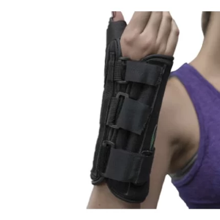 Férula de muñeca derecha con pulgar en abducción