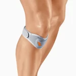 Órtesis de rodilla para inmovilización, con colchoneta de silicona para masaje y recorte para la punta patelar